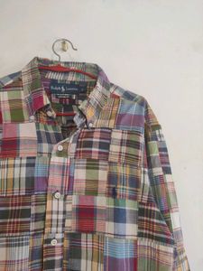 Ralph Lauren Patchwork Button-Down Shirt