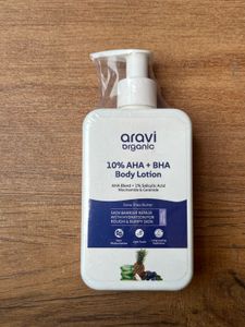 Aravi Organic AHA+BHA Body Lotion