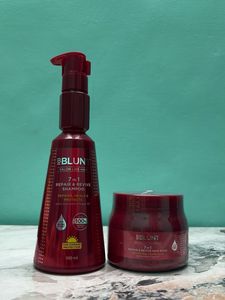 bblunt 7 in 1 repair shampoo + hair mask