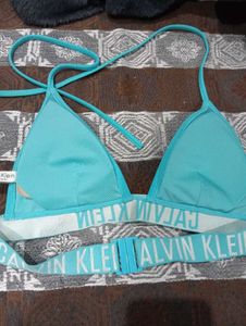 Calvin Klein Blue Sports Bra
