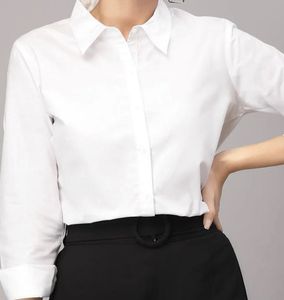 Classic White Button-Up Shirt