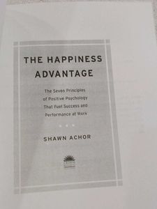 The Happiness Advantage by Shawn Achor
