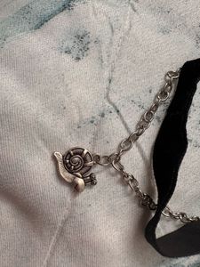Choker Necklace Set with Charm
