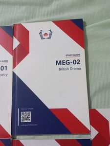 IGNOU MEG Study Guides - Set of 5