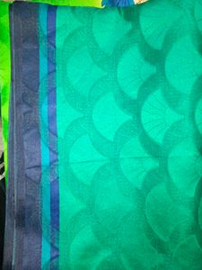 Elegant Green Printed Saree