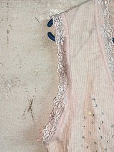 Sparkling Embellished V-Neck Top