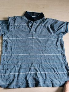 van heusen Men's Striped Polo Shirt