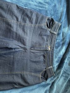 Dark Wash Denim Flare Pants