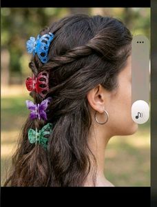 Butterfly Hair Clips - Set of 4