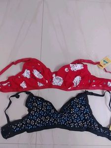 Comfortable Printed Bras (Set of 2)new