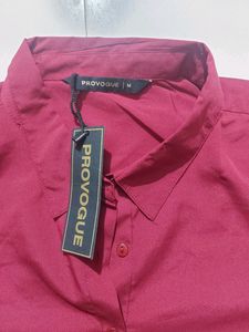 Trendy Maroon Shirt