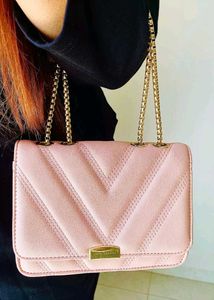 Lino Perros Pink Clutch Sling Purse Women Bag