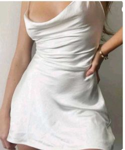 Chic White Slip Dress