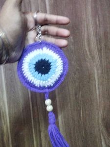 Handmade Evil Eye Keychain/Accessory/car hanging