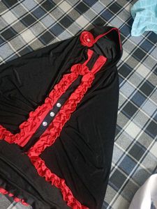 Black &amp; Red hijab