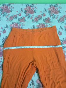 Bright Orange Ethnic Pants