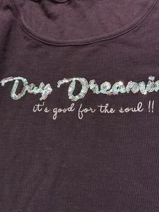 Cute Cold Shoulder "Day Dreaming" Top