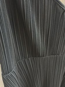 H&amp;M Black Ribbed Midi Dress