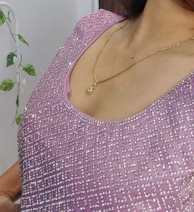 Stunning Lavender Cancan Indo western set 💜