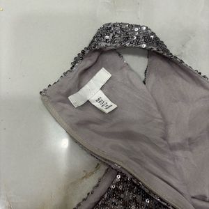 H&amp;MSparkly Sequin Halter Neck Top