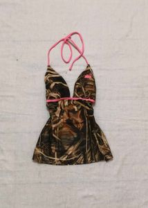 Mossy Oak Camo halter neck Top