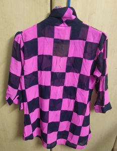 Stylish Pink &amp; Black Top