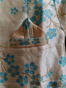 Boys Floral Sherwani Set