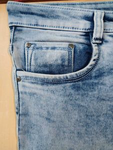 Flu Plus Women's Icy Blue Skinny Fit Jeans | W34