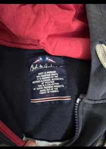 Mast &amp;Harbour Men's Color Block Zip-Up Hoodie
