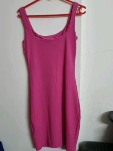 Hot Pink Bodycon Mini Dress