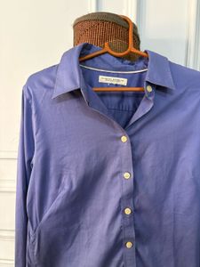 Banana Republic Blue Button-Up Shirt