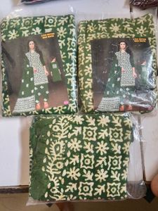 3 Pc Cotton Wax Batik Sets any 1 singl pis 500