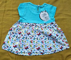 Baby Girl Butterfly Print Dress