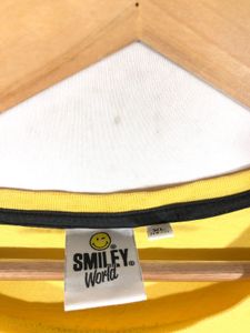 Yellow Smiley Face Graphic Tee