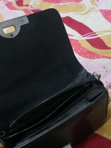Stylish Black Studded Crossbody Bag