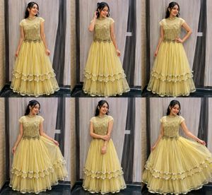 Elegant Gold Party Dress