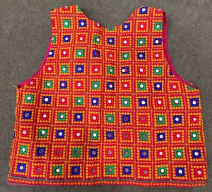 Embroidered Mirror Work Ethnic Jacket