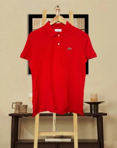 Lacoste women’s  Red Polo T-Shirt