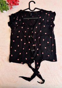 ✨Black cotton top from RIO (Size S) ✨