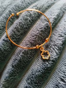 Sparkling Rose Gold Charm Bracelet &amp; Ring Set