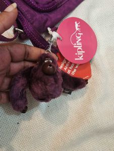 Kipling Crossbody Bag - Plum Color