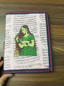 Handmade Journal with Traditional Art