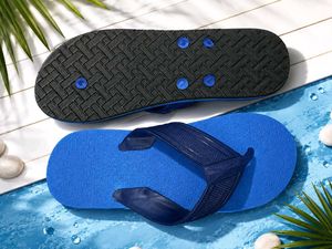 Men's Blue Flip Flops