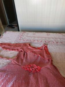 Beautiful Coral Ethnic Gown