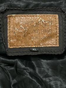 Vintage Leather Bomber Jacket