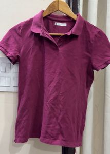 Women's Purple Polo T-Shirt