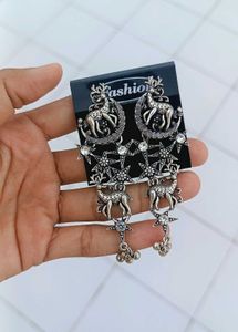 Unique Deer &amp; Star Dangle Earrings