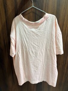 pink boxy t-shirt