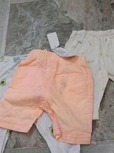 3 Pairs Baby Girl Bottoms