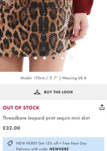 Leopard Print Mini Skirt